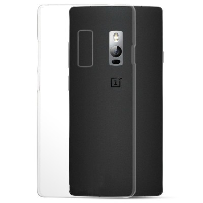 OnePlus 2 (Two) dzidrs (caurspīdīgs) cieta silikona TPU pasaulē planākais apvalks / Vacins.lv
