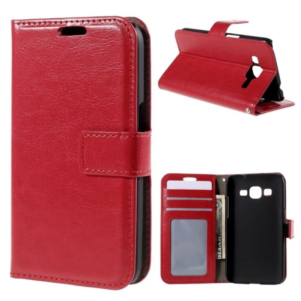 Atvēramais maciņš - sarkans (Galaxy Core Prime)