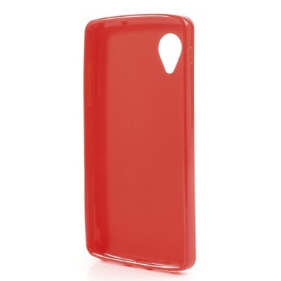 „Jelly Case“ raudonas LG Nexus 5 E980 dėklas (dėkliukas) / Priedai.lt