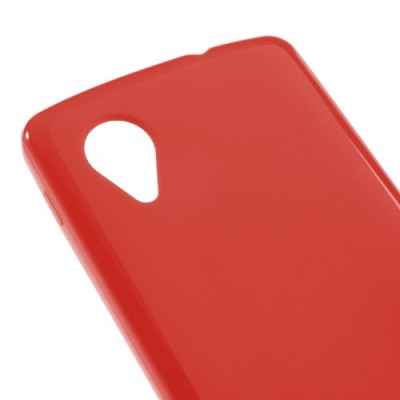 „Jelly Case“ raudonas LG Nexus 5 E980 dėklas (dėkliukas) / Priedai.lt