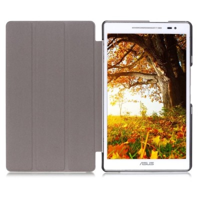 Asus ZenPad 8 (Z380KL) atvēramais melns maciņš / Vacins.lv