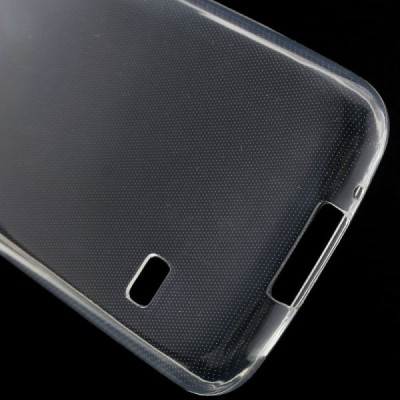 Samsung Galaxy S5 mini G800 dzidrs (caurspīdīgs) cieta silikona TPU pasaulē planākais apvalks / Vacins.lv