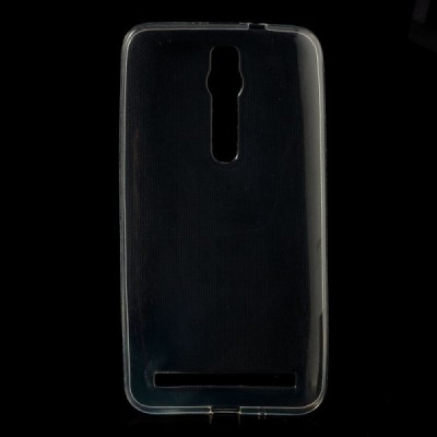 Asus Zenfone 2 5.5 (ZE550ML, ZE551ML) dzidrs (caurspīdīgs) cieta silikona TPU pasaulē planākais apvalks / Vacins.lv