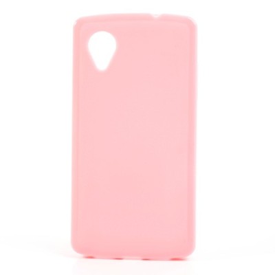 „Jelly Case“ rožinis LG Nexus 5 E980 dėklas (dėkliukas) / Priedai.lt