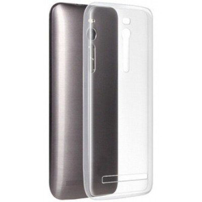 Asus Zenfone 2 5.5 (ZE550ML, ZE551ML) dzidrs (caurspīdīgs) cieta silikona TPU pasaulē planākais apvalks / Vacins.lv