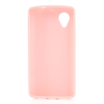 „Jelly Case“ rožinis LG Nexus 5 E980 dėklas (dėkliukas) / Priedai.lt