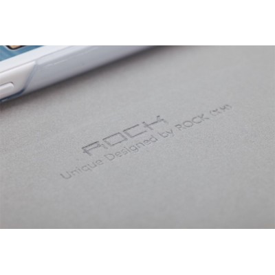 Apple iPhone 5C Rock Elegant atvēramais melns futrālis / Vacins.lv