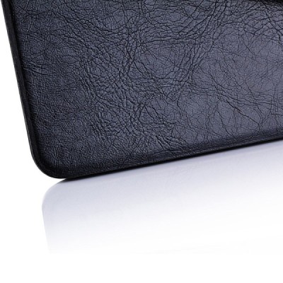 Asus Zenfone 2 5.5 (ZE550ML, ZE551ML) solīds atvēramais ādas melns maciņš - maks / Vacins.lv