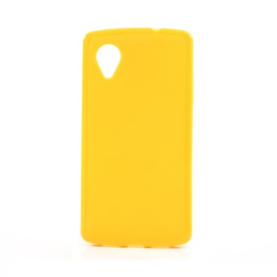 „Jelly Case“ geltonas LG Nexus 5 E980 dėklas (dėkliukas) / Priedai.lt