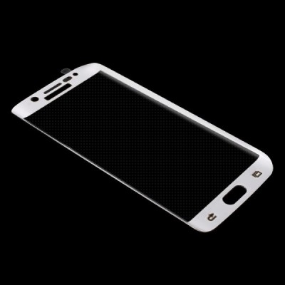 Samsung Galaxy S6 Edge (G925) „Fema“ 9H Tempered Glass sustiprintos apsaugos auksinis pilnai dengiantis apsauginis ekrano stikla