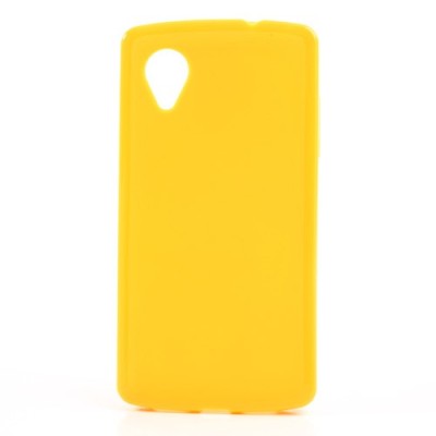 „Jelly Case“ geltonas LG Nexus 5 E980 dėklas (dėkliukas) / Priedai.lt