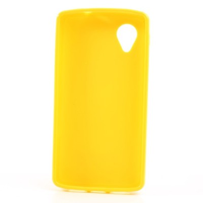 „Jelly Case“ geltonas LG Nexus 5 E980 dėklas (dėkliukas) / Priedai.lt