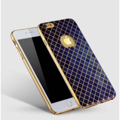 Apple iPhone 6 (6s) „JLW“ Color Palette mėlynas su auksiniais apvadais elegantiškas plastikinis dėklas / Priedai.lt