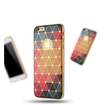 Apple iPhone 6S elegants „JLW“ Color Palette krāsaina (apmales zeltā krāsā) plastmasas apvalks / Vacins.lv