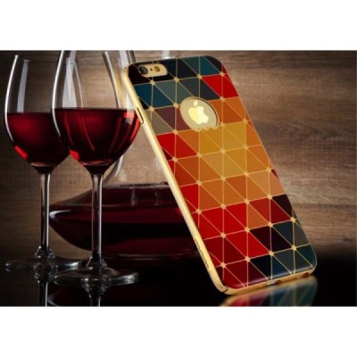 Apple iPhone 6S elegants „JLW“ Color Palette krāsaina (apmales zeltā krāsā) plastmasas apvalks / Vacins.lv