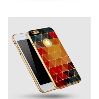 Apple iPhone 6S elegants „JLW“ Color Palette krāsaina (apmales zeltā krāsā) plastmasas apvalks / Vacins.lv