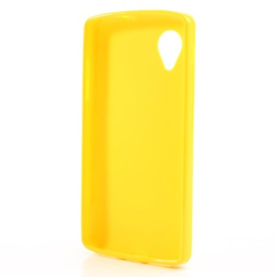 „Jelly Case“ geltonas LG Nexus 5 E980 dėklas (dėkliukas) / Priedai.lt