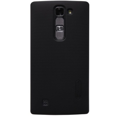 LG G4c (H525) Nillkin Frosted Shield melns plastmasas apvalks + ekrāna aizsargplēve / Vacins.lv