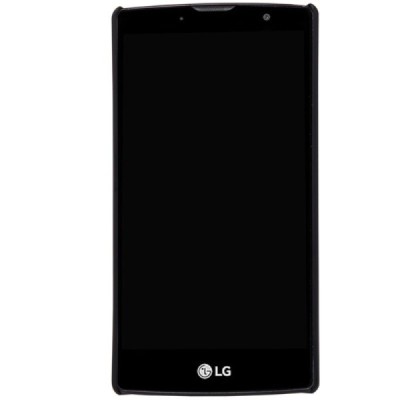 LG G4c (H525) Nillkin Frosted Shield melns plastmasas apvalks + ekrāna aizsargplēve / Vacins.lv