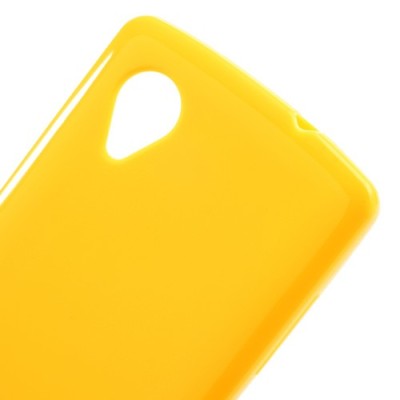 „Jelly Case“ geltonas LG Nexus 5 E980 dėklas (dėkliukas) / Priedai.lt
