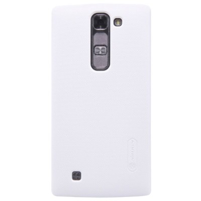 LG G4c (H525) Nillkin Frosted Shield balts plastmasas apvalks + ekrāna aizsargplēve / Vacins.lv