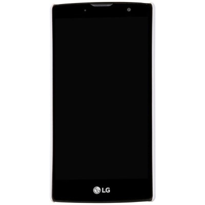 LG G4c (H525) Nillkin Frosted Shield balts plastmasas apvalks + ekrāna aizsargplēve / Vacins.lv