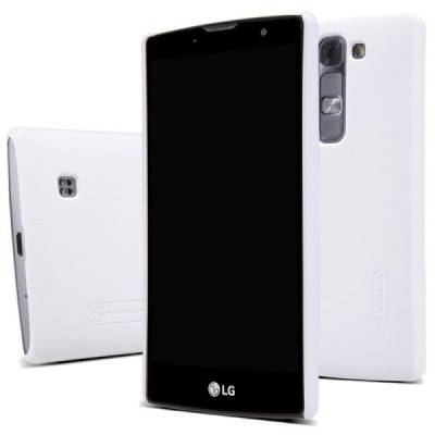 LG G4c (H525) Nillkin Frosted Shield balts plastmasas apvalks + ekrāna aizsargplēve / Vacins.lv