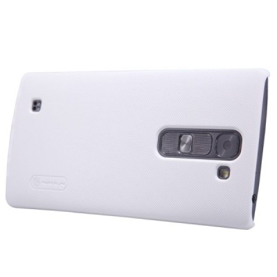 LG G4c (H525) Nillkin Frosted Shield balts plastmasas apvalks + ekrāna aizsargplēve / Vacins.lv