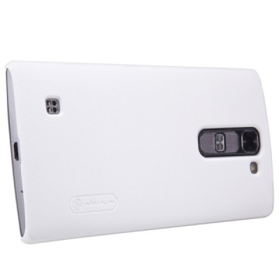 LG G4c (H525) Nillkin Frosted Shield balts plastmasas apvalks + ekrāna aizsargplēve / Vacins.lv