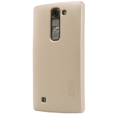 LG G4c (H525) Nillkin Frosted Shield zelta plastmasas apvalks + ekrāna aizsargplēve / Vacins.lv