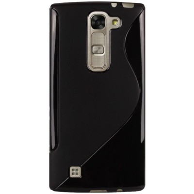 LG G4c (H525) cieta silikona (TPU) melns apvalks / vacins.lv