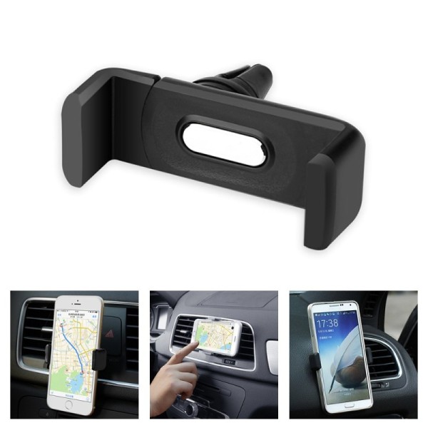 Kompaktiškas automobilinis laikiklis (į groteles) - juodas