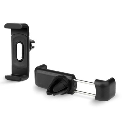 Kompaktiškas juodas automobilinis laikiklis (į vėdinimo groteles) / Priedai.lt