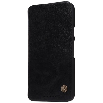 Greznais „Nillkin“ Qin sērijas ādas atvērams melns LG Nexus 5X maciņš (maks) / Vacins.lv