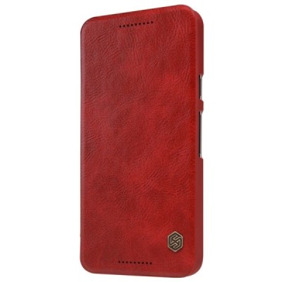 Greznais „Nillkin“ Qin sērijas ādas atvērams sarkans LG Nexus 5X maciņš (maks) / Vacins.lv