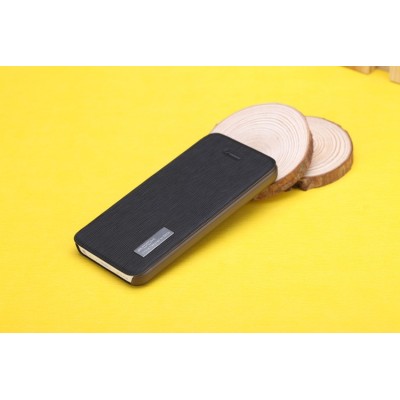 Apple iPhone 5C Rock Elegant atvēramais melns futrālis / Vacins.lv