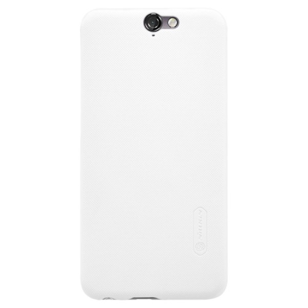 „Nillkin“ Frosted Shield apvalks - balts + ekrāna aizsargplēve (One A9)