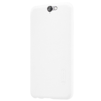 HTC One A9 Nillkin Frosted Shield balts plastmasas apvalks + ekrāna aizsargplēve / Vacins.lv