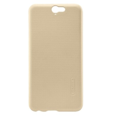 HTC One A9 Nillkin Frosted Shield zelta plastmasas apvalks + ekrāna aizsargplēve / Vacins.lv