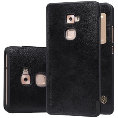 Greznais „Nillkin“ Qin sērijas ādas atvērams melns Huawei Mate S maciņš / Vacins.lv