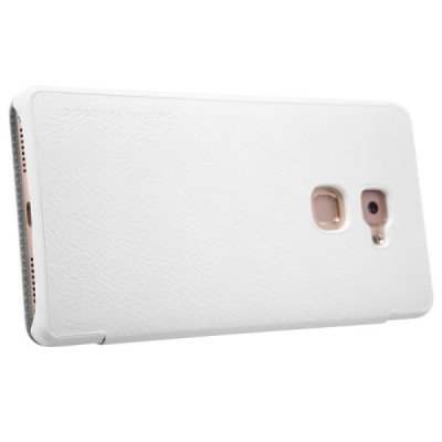 Greznais „Nillkin“ Qin sērijas ādas atvērams balts Huawei Mate S maciņš / Vacins.lv