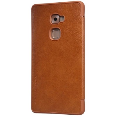 Greznais „Nillkin“ Qin sērijas ādas atvērams brūns Huawei Mate S maciņš / Vacins.lv