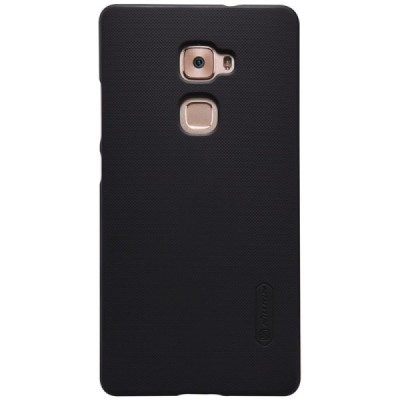 Huawei Mate S Nillkin Frosted Shield melns plastmasas apvalks + ekrāna aizsargplēve / Vacins.lv