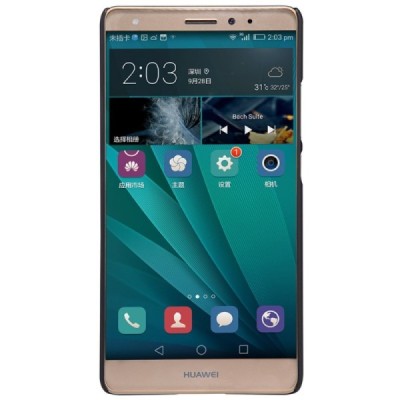 Huawei Mate S Nillkin Frosted Shield melns plastmasas apvalks + ekrāna aizsargplēve / Vacins.lv