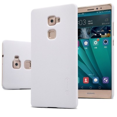 Huawei Mate S Nillkin Frosted Shield balts plastmasas apvalks + ekrāna aizsargplēve / Vacins.lv