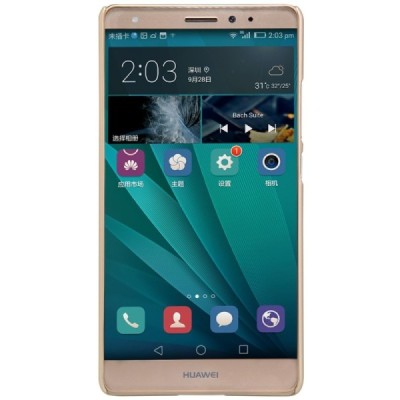 Huawei Mate S Nillkin Frosted Shield zelta plastmasas apvalks + ekrāna aizsargplēve / Vacins.lv