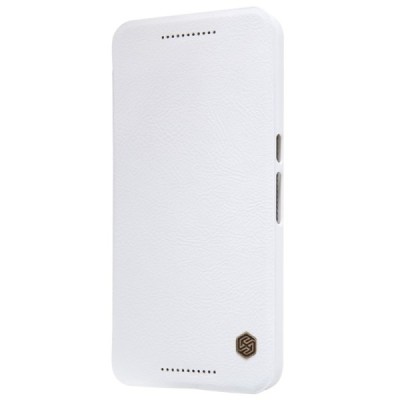 Prabangus „Nillkin“ Qin serijos baltas odinis atverčiamas Huawei Nexus 6P dėklas / Priedai.lt