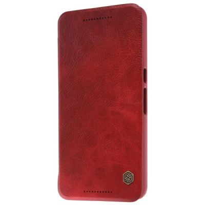 Prabangus „Nillkin“ Qin serijos raudonas odinis atverčiamas Huawei Nexus 6P dėklas / Priedai.lt