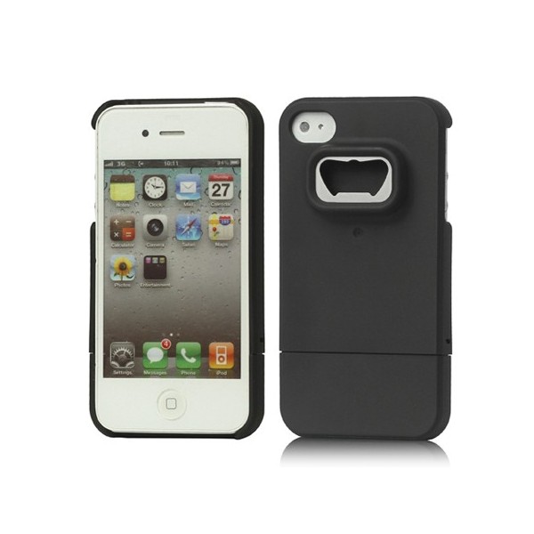 Attaisāmais, apvalks - melns (iPhone 4 / 4S)