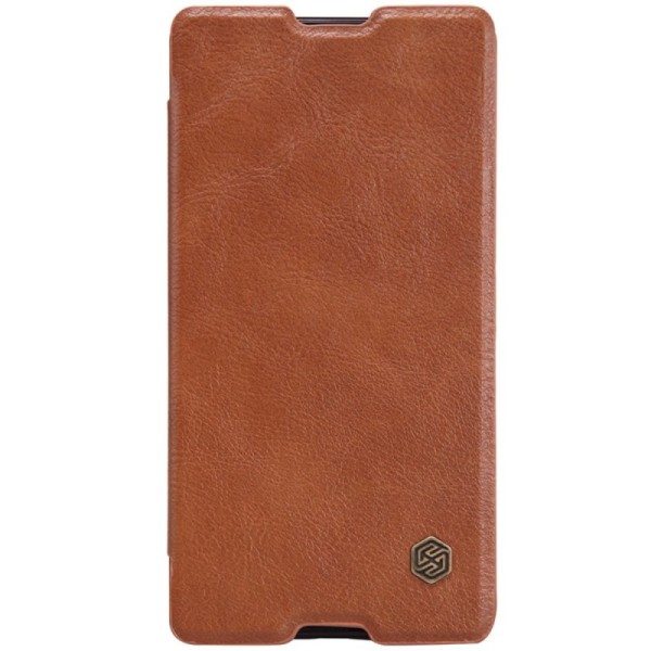 „Nillkin“ Qin atvēramais maciņš - brūns (Xperia M5)